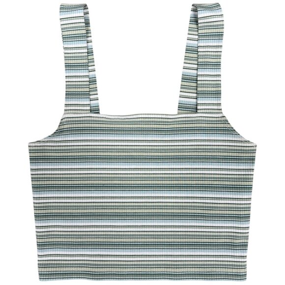 EUC Women's AMERICAN EAGLE Square Neck Ribbed Cropped Tank Top | Size XS - Picture 3 of 8